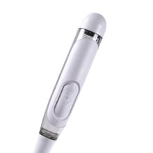 White & Grey Dispenser Toilet Brush with Holder